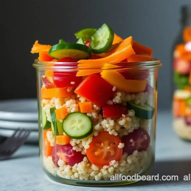 Mason Jar Layered Salad Recipe