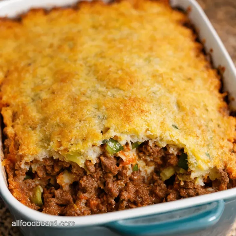 Meaty Zucchini and Ground Beef Casserole a Weeknight Winner presentation
