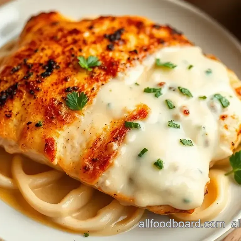 Sear Caesar Chicken with Creamy Flavor