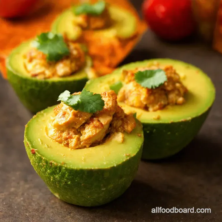MexiChicken Avocado Cups Your Handheld Fiesta presentation