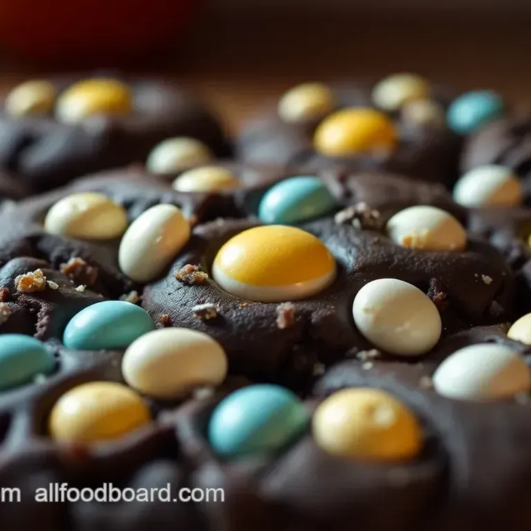 Mini Egg Brownie Cookies