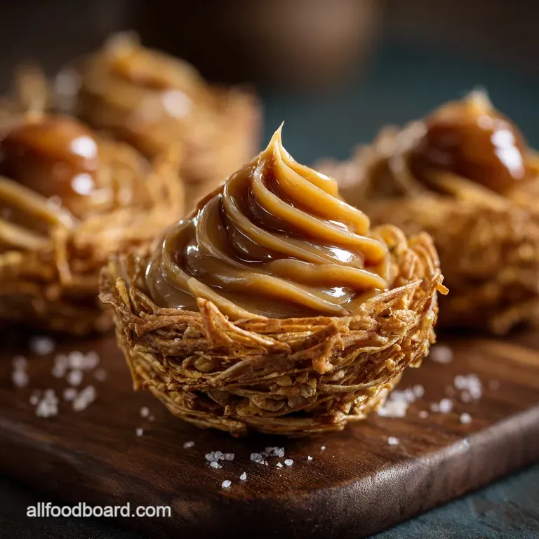 The Great British Mini Egg Salted Caramel Crunch Nests