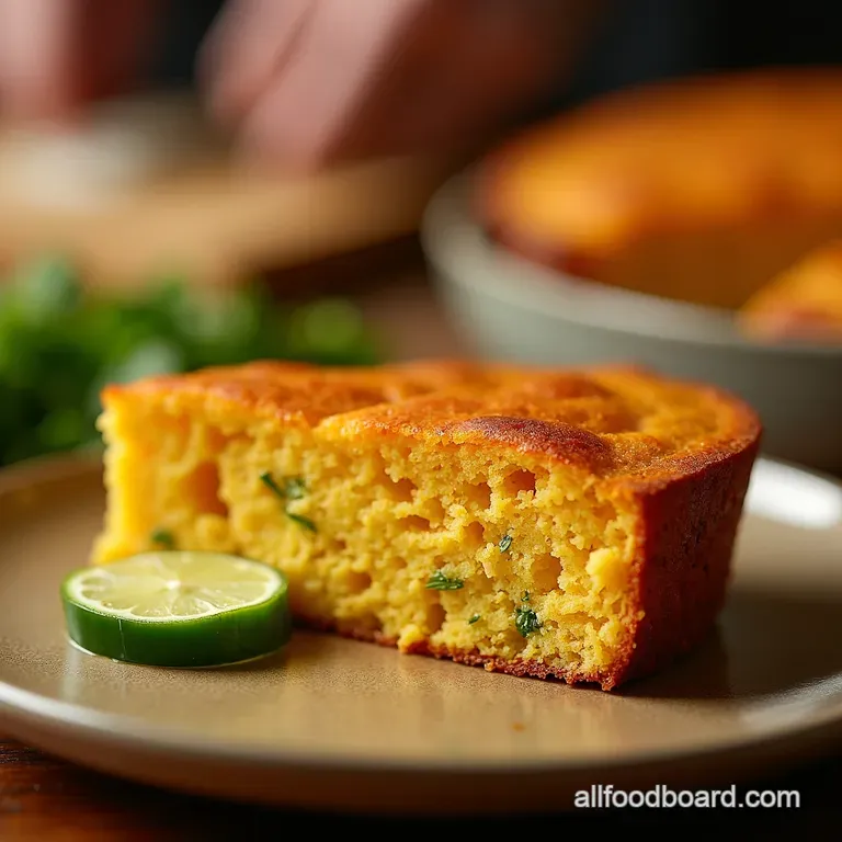 FiestaReady Jalapeño Cheddar Cornbread presentation