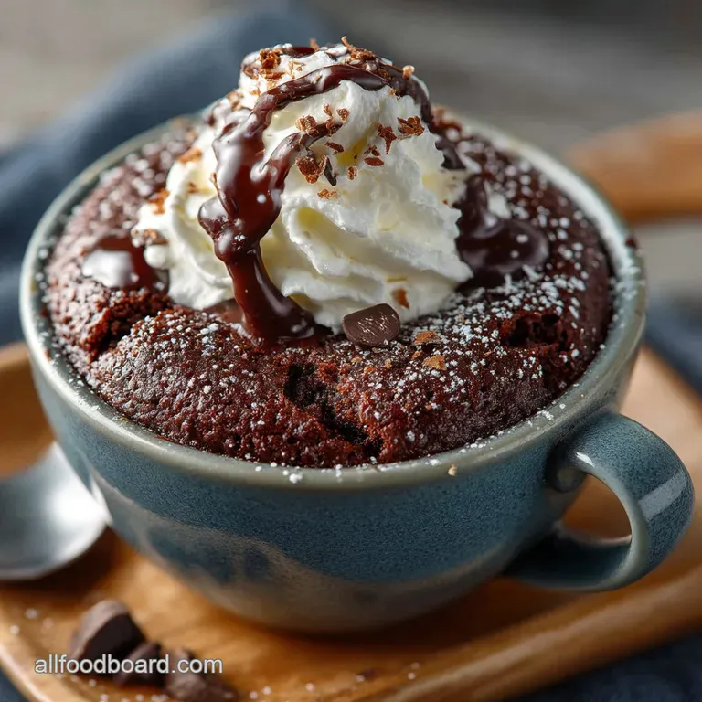 The Emergency Chocolate Mug Cake A OneMinute Molten Fix