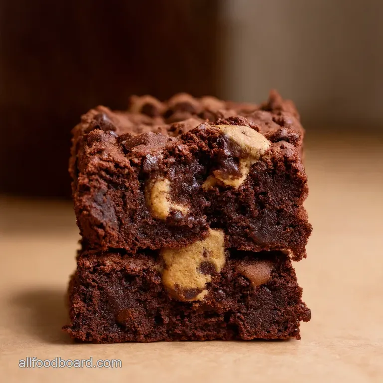 Monster Cookie Fudgy Brownies presentation