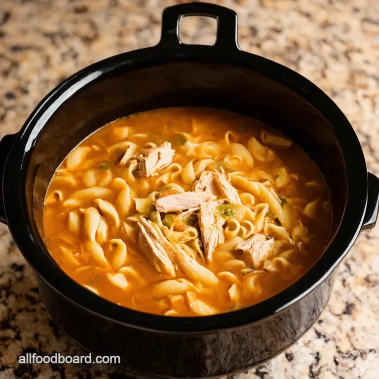 Mum' s the Word Crockpot Chicken Noodle Soup (Easy Peasy!) presentation
