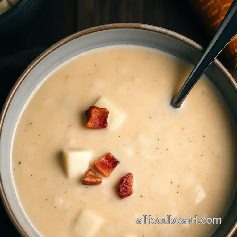 New England Clam Chowder: A Coastal Classic presentation