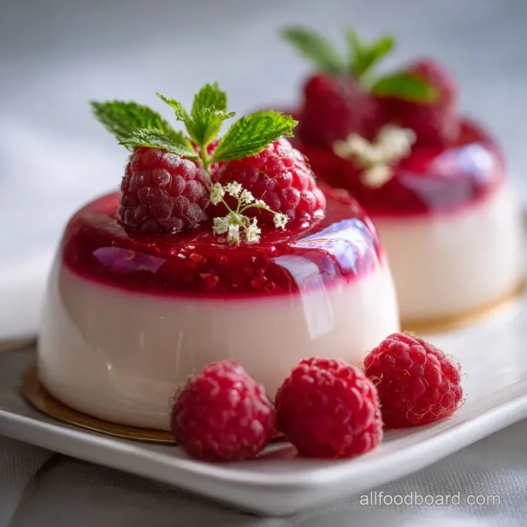 Summer Desserts: the Queens No-Bake Raspberry Elderflower Cream presentation