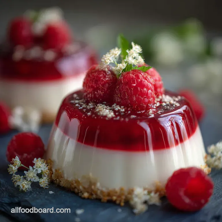 Summer Desserts: The Queens No-Bake Raspberry Elderflower Cream