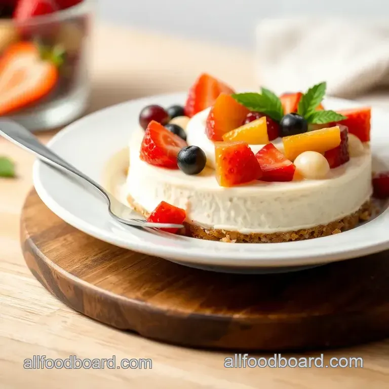 Red White Blue Salad presentation