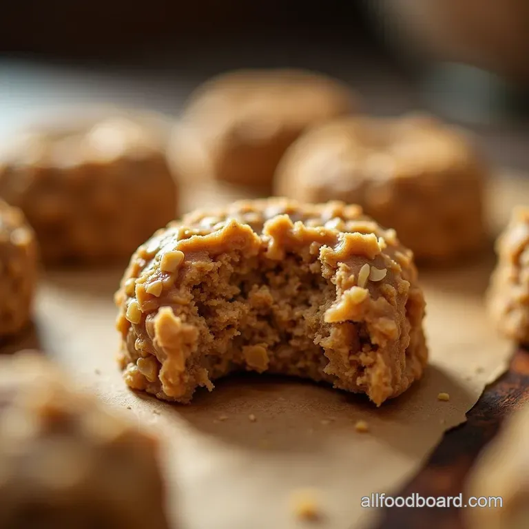 The Speedy Squirrels Stash Nobake Peanut Butter Oat Delights presentation