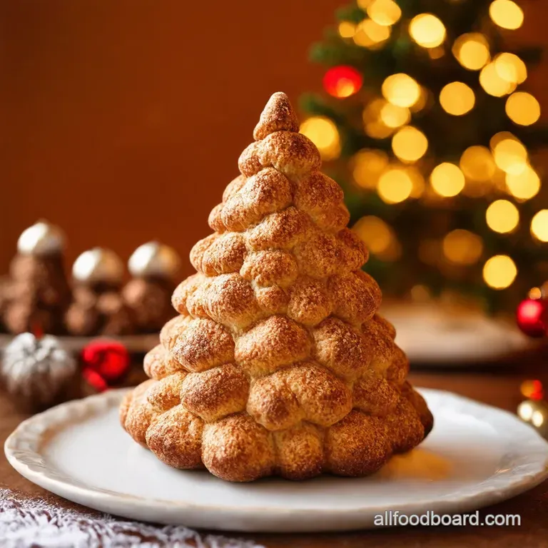 Nutella Dream Tree A Festive Pastry Masterpiece presentation