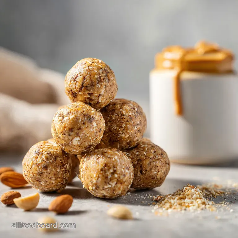 NoBake Oatmeal Peanut Butter Energy Bites