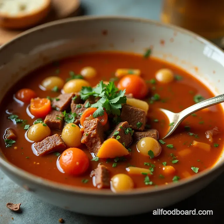 Hearty Homestyle The Ultimate Old Fashioned Vegetable Beef Soup
