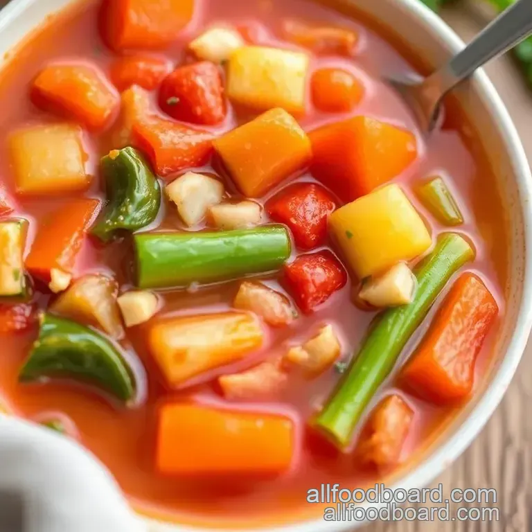 Olena’s Real Food Instant Pot Vegetable Soup presentation
