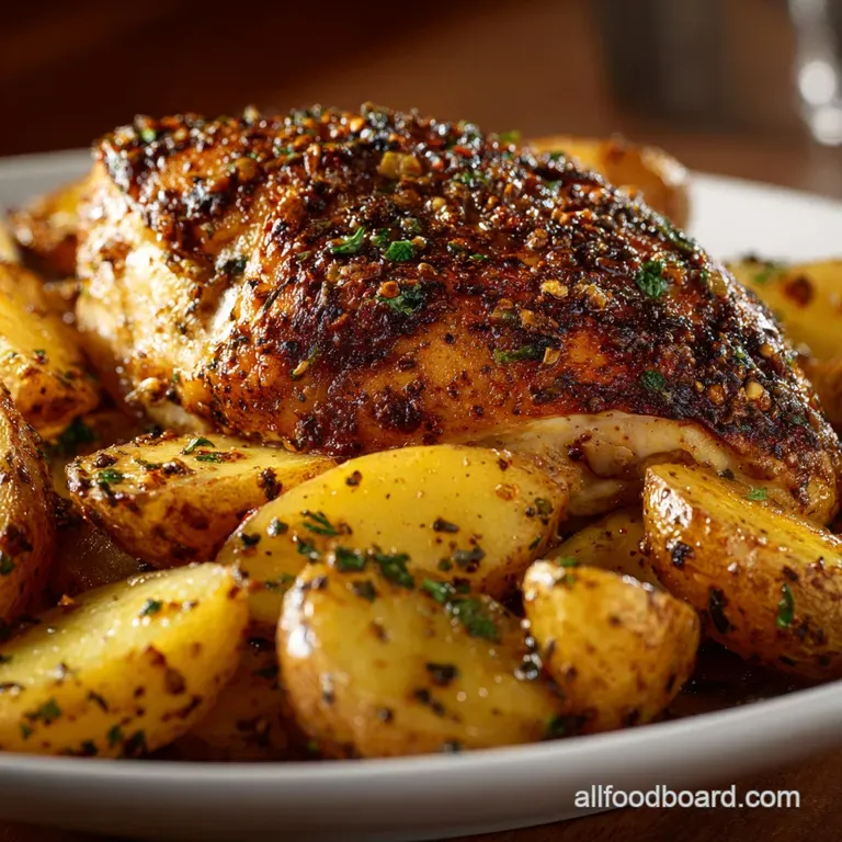 Chicken Vesuvio The Ultimate OnePan Dinner with Crispy Potatoes