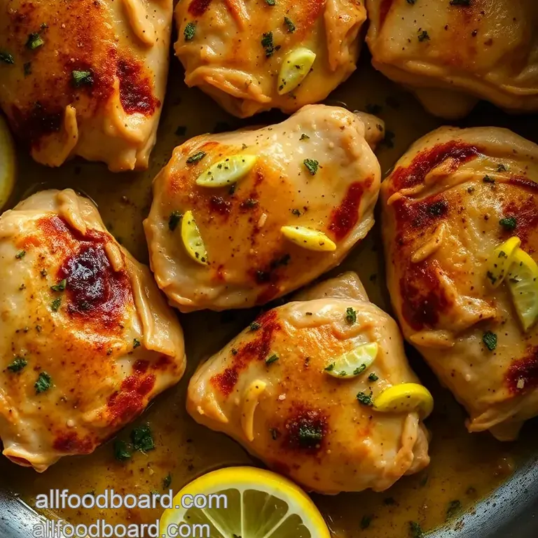 One-Pan Lemon Garlic Chicken with Roasted Vegetables presentation
