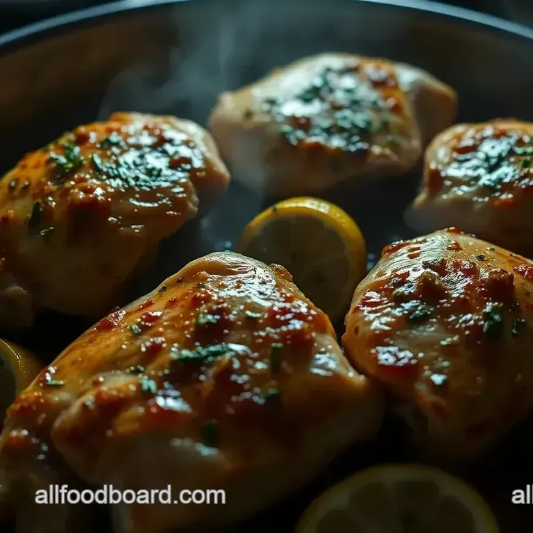 One-Pan Lemon Garlic Chicken with Roasted Vegetables
