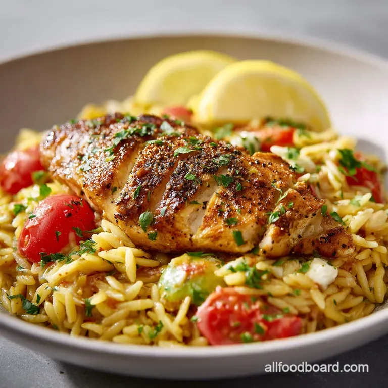 Lemon Orzo Chicken: One-Pan Greek Sunshine Dish