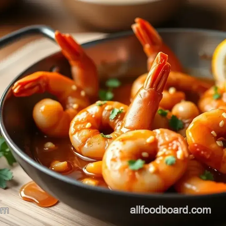 Easy & Flavorful One-Pan Shrimp with Honey Garlic Sauce: A Weeknight Winner One-Pan Shrimp with Honey Garlic Sauce