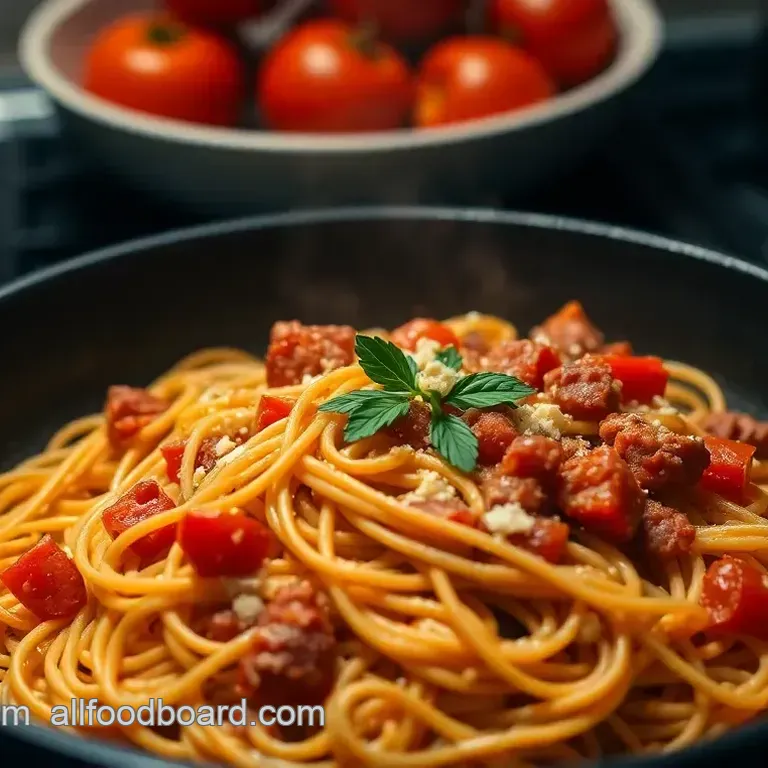 One-Pan Skillet Spaghetti: Quick &amp Delicious for Busy Nights