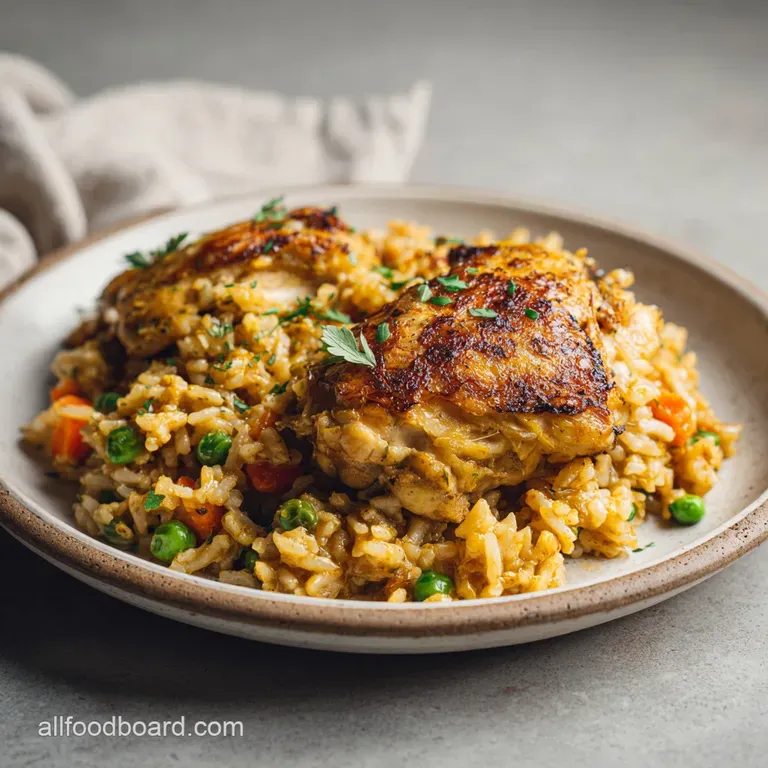 A steaming mound of fluffy rice topped with perfectly cooked chicken and a sprinkle of fresh parsley.
