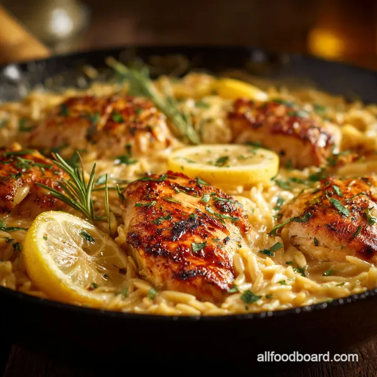 Lemon Chicken Orzo: The Ultimate One-Pot Dinner
