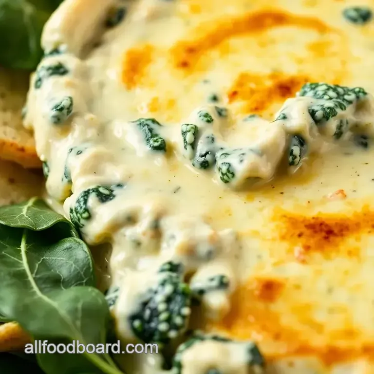 Ooey Gooey Spinach Artichoke Dip: a Party Staple presentation