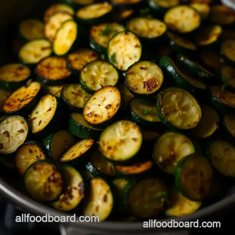 Oven Roasted Zucchini and Herbs: A Simple Delight presentation