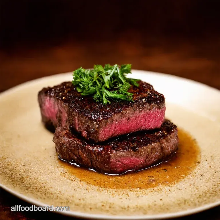 OvenBaked Garlic Balsamic Steak Restaurant Taste at Home