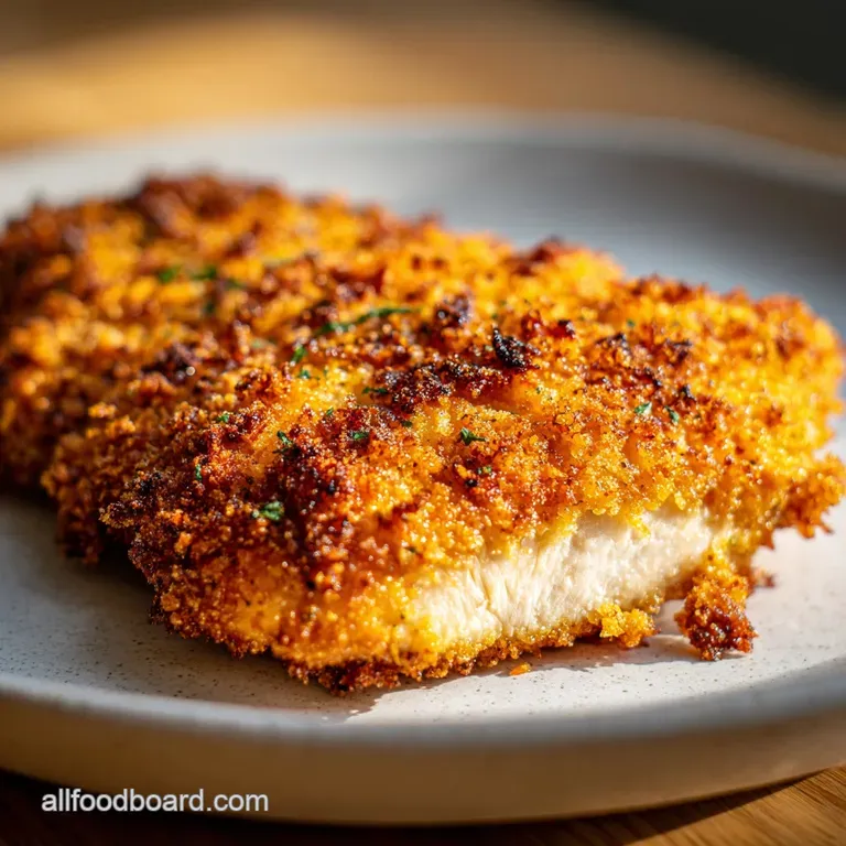 Crispy Baked ParmesanCrusted Chicken