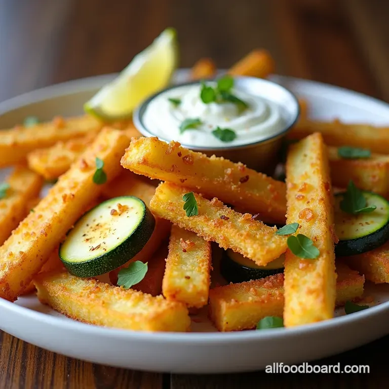 Parmesan Zucchini Fries Crispy Cheesy Goodness