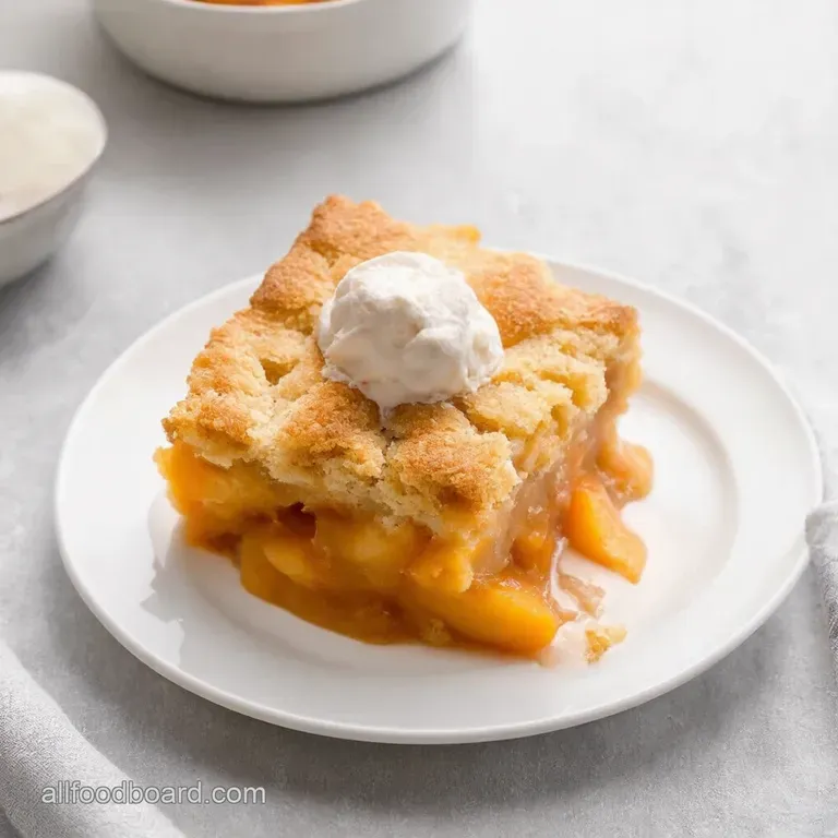 Super Easy Peach Cobbler 5 Ingredients to Summer Bliss Peachy Keen Cobbler 5Step Summer Comfort
