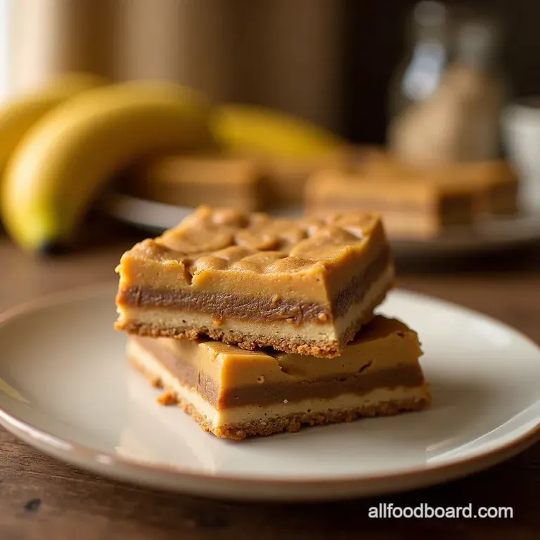 The Proper Nosh Peanut Butter Banana Comfort Bars presentation