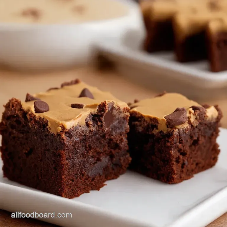 Peanut Butter Cup Dream Brownies Indulgence in Every Bite presentation