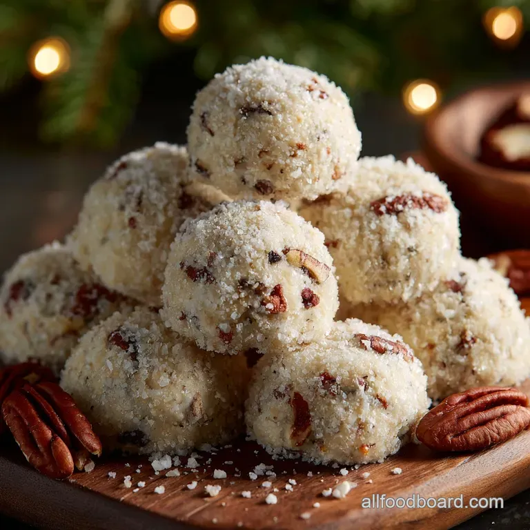 Snowball Christmas Cookies: the Easy Recipe for Pillowy Pecan Perfection presentation