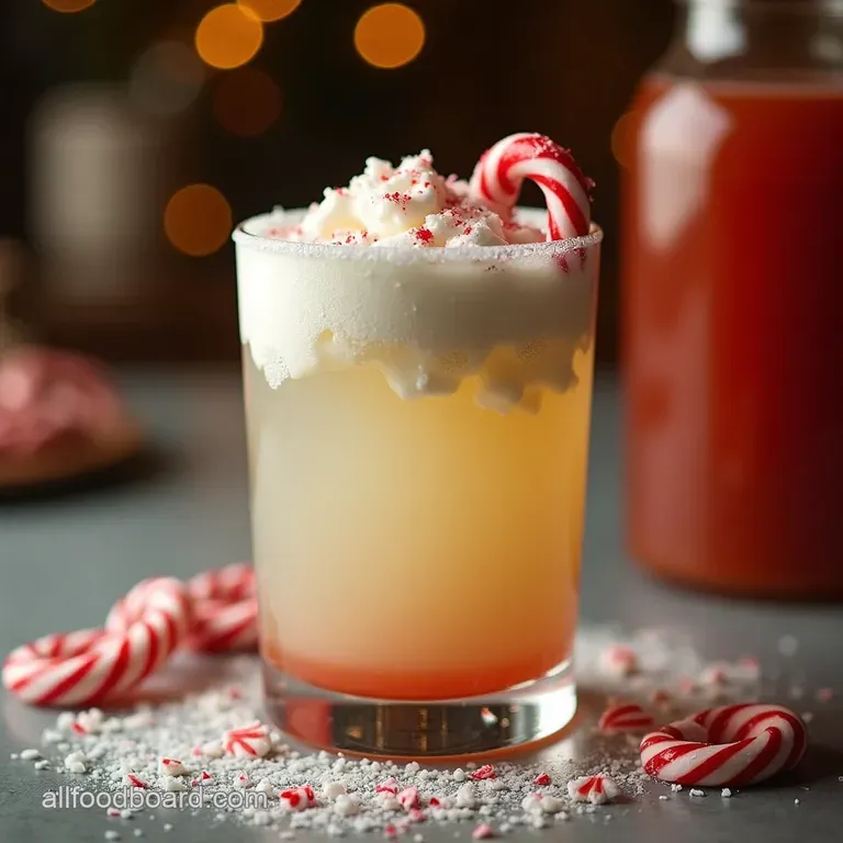 The Frosty Frolic Ultimate Peppermint White Russian presentation
