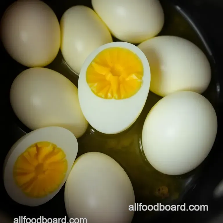 Perfect Air Fryer Hard Boiled Eggs presentation