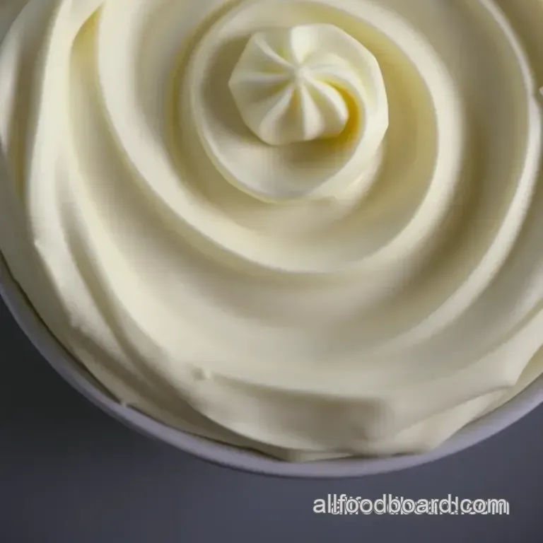 Perfect Classic Vanilla Buttercream Icing presentation