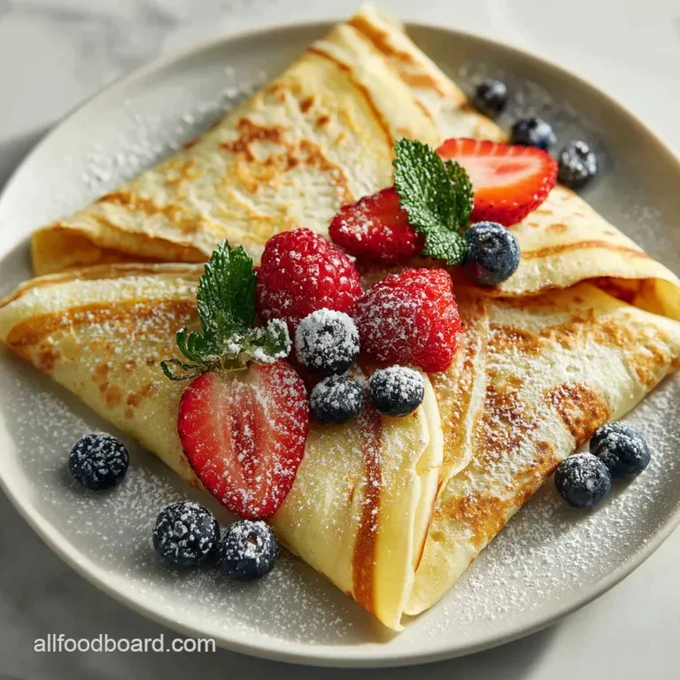 Perfect Crepe Recipe