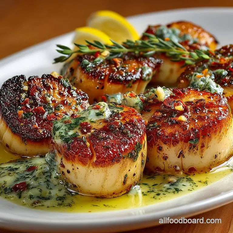 Foolproof Seared Scallops with Garlic Basil Butter in 20 Minutes