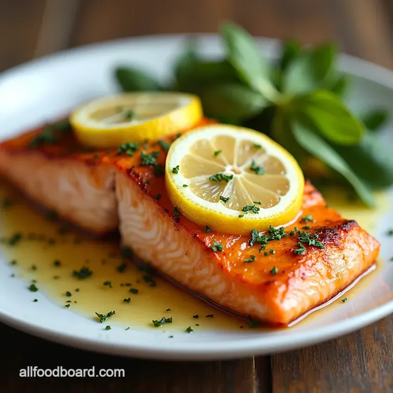 Perfectly Air Fried Salmon with Lemon Dill