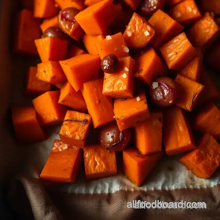 Perfectly Baked Sweet Potatoes presentation