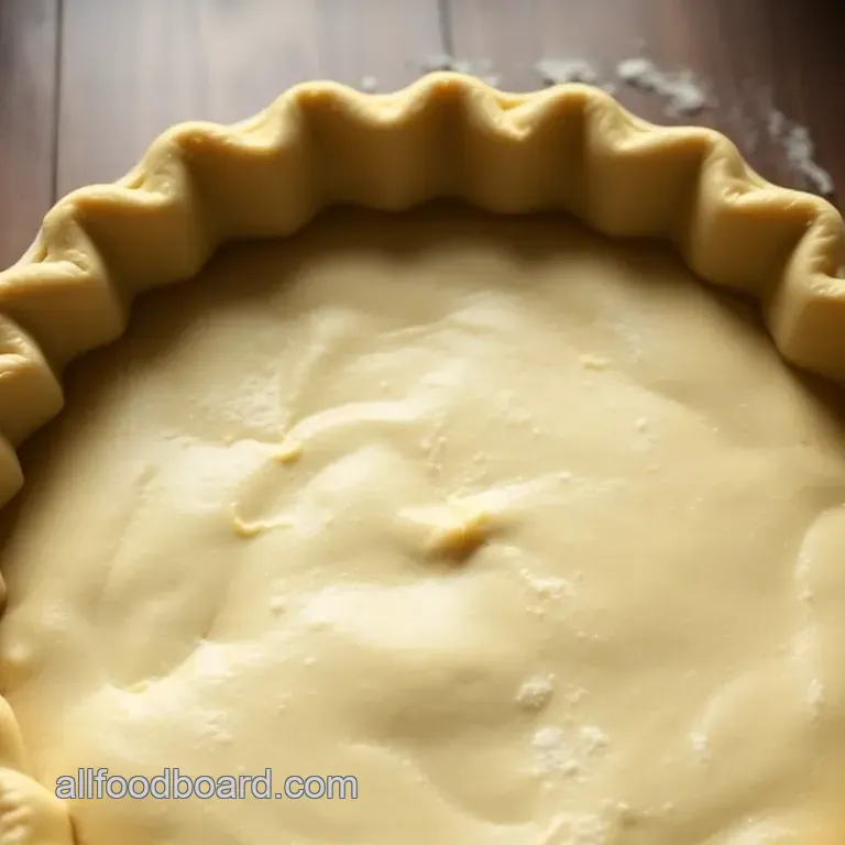 Perfectly Flaky Homemade Pie Crust presentation