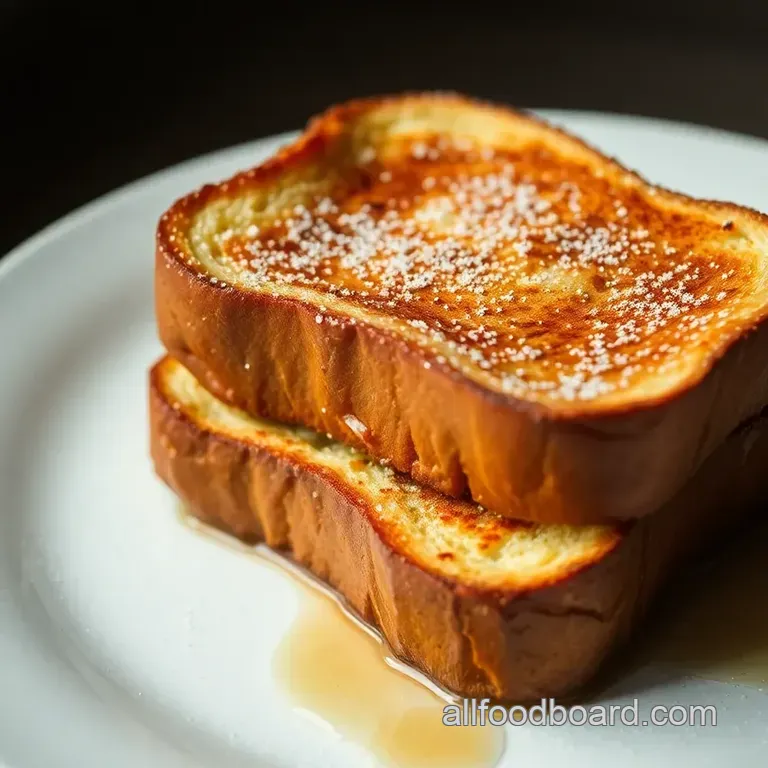 Perfectly Fluffy French Toast Delight presentation