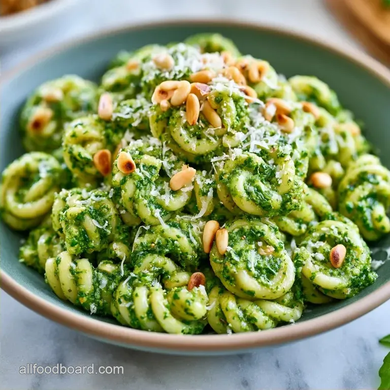Pesto Pasta with Spinach in 20 Minutes