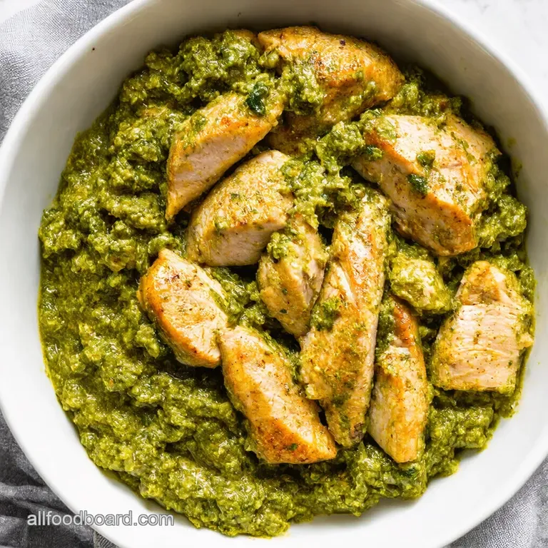 Pesto Power Bowl Chicken and Veggie Delight