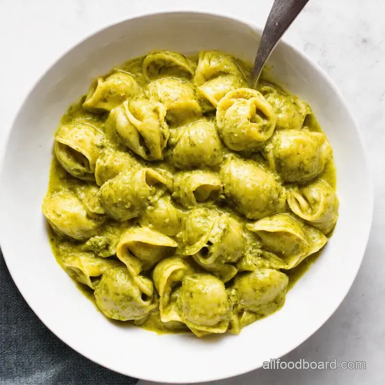 Pesto Power Quick Easy Tortellini Delight