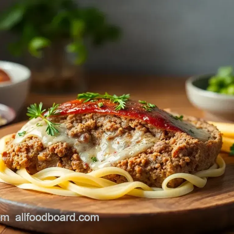 Cheesy Ground Beef Meatloaf Bake