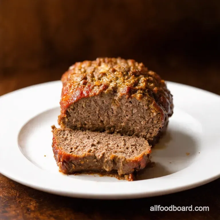 Philly Cheesesteak Meatloaf presentation